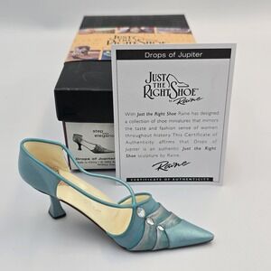 Just the Right Shoe Drops Of Jupiter In Box Vintage COA Raine Willetts Mini